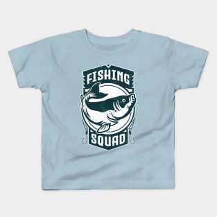 fishing squad Kids T-Shirt